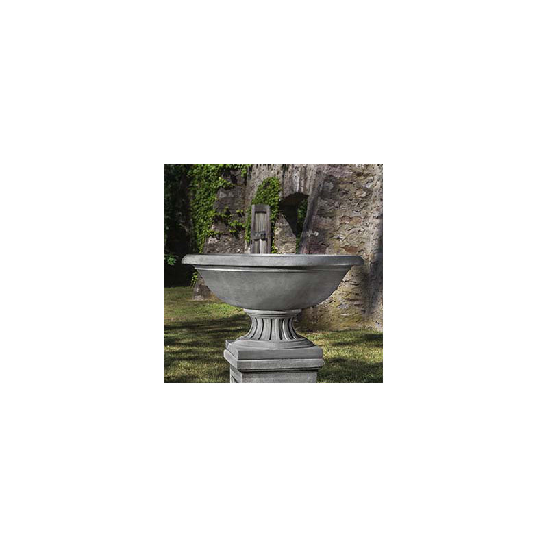 Fonthill Handmade Planter, 26" H x 47" W x 47" D, Graystone