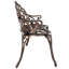 Outopee Cast Aluminum Outdoor Bench