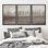 Vintage rétro, forêt, nature sauvage, illustrations, décor moderne, calme, détente, confortable pour la chambre à coucher
