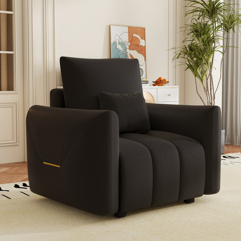 Fauteuil de détente confortable à dureté moyenne