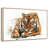Floating Frame Natural Wood