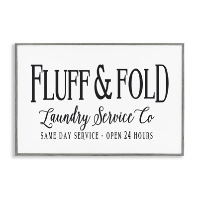 Art de giclée Fluff & Fold par lettrage et doublure