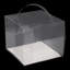 Set Of 50 Clear Cake Boxes Rectangle Cake Carrier Cake Carrier Box