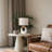 14.4" Rope-Woven Resin Table Lamp Set For Living Room,Bedroom,Bedside Lamp