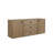 Oak Crest 78" Server with 2 Base Options in Wheat – American White Oak Veneer