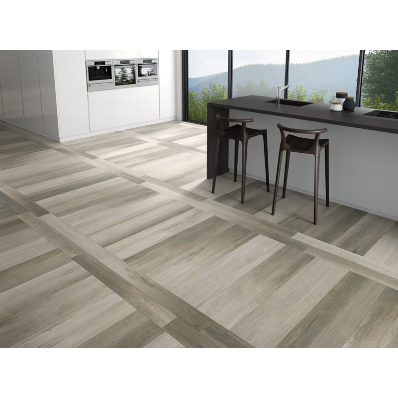 Porch Midnight 6 in. x 47 in. Matte Porcelain Floor and Wall Tile (13.09 sq. ft./Case), Midnight