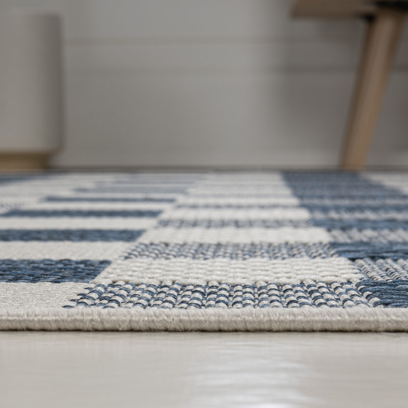 Tapis d'intérieur / d'extérieur Drora, Rectangle 7 pi 10 po x 10 pi