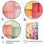 Hardedge Pastel Symetry I - Art abstrait sur toile FL72677-1201393766-1201393754