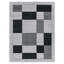 Havana Geometric Grey Black Large Rugs – Modern Living Room Carpet, Bedroom & Hallway Runner | Soft, Non-Shedding, Stain Resistant Floor Mat-40194387