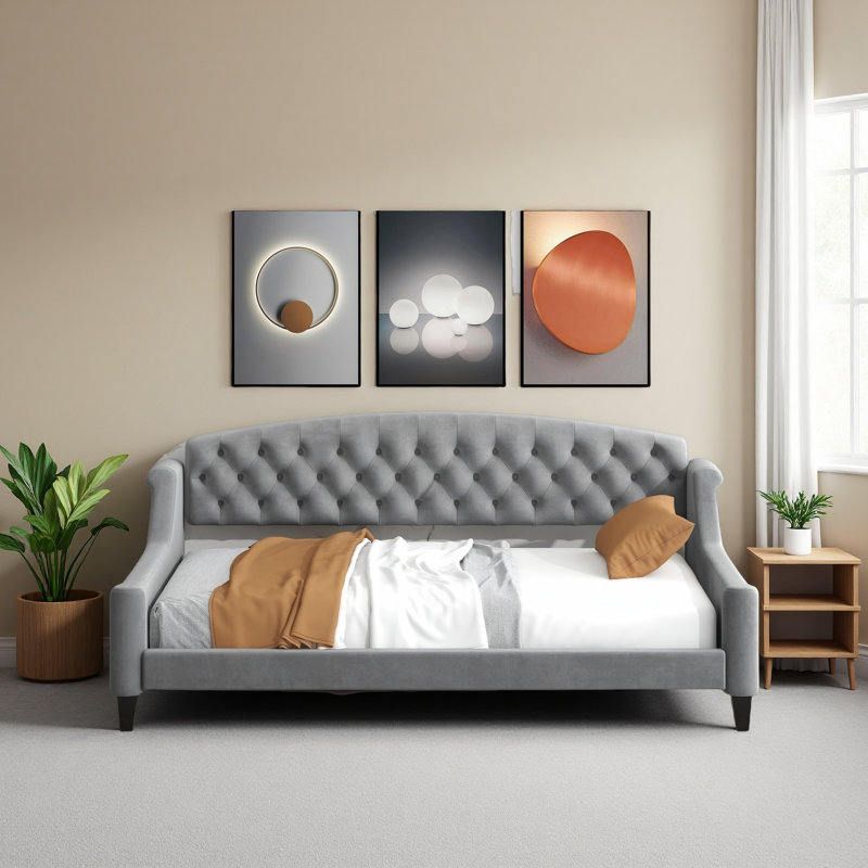 Lit de jour Modern Luxury, Gris