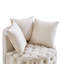 Chaise d'appoint rembourrée et capitonnée-1916537443