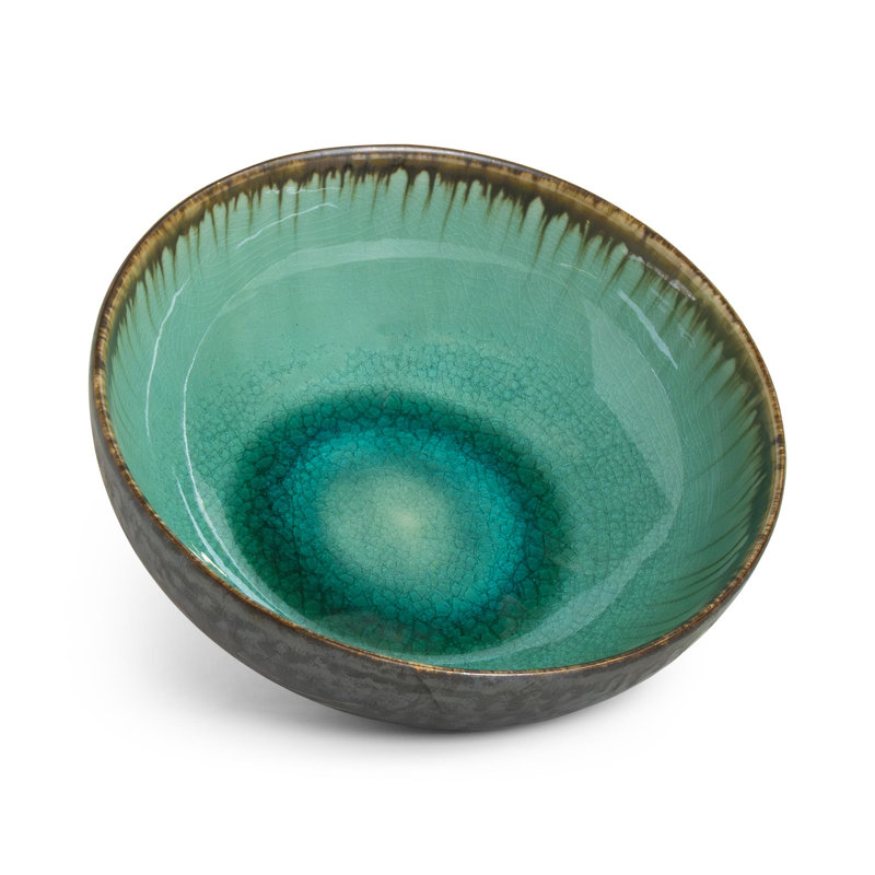 Emerald Shallow Bowl