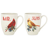 Lenox Winter Greeting 2 Piece Coffee Mug