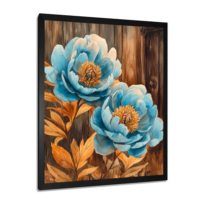 Bangor - art mural sur toile florale