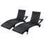 80" Patio Wicker Chaise Lounge Chairs Set of 2-760353583