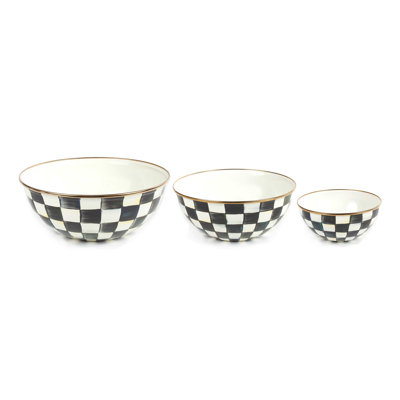 Sterling Check Mixing Bowls, 3 - Piece Set