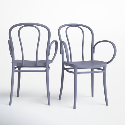 Farrah Stacking Patio Dining Armchair