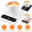 Chauffe-tasse électrique de bureau avec minuterie d'arrêt automatique à 6 niveaux de température pour chauffe-tasses pour tasse de thé au lait