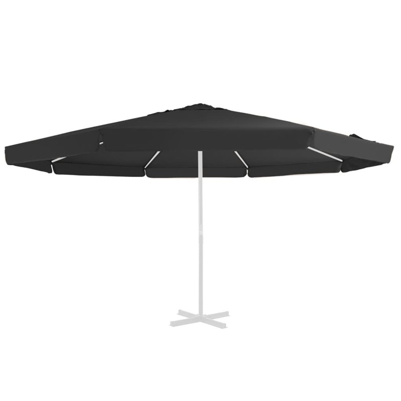 500cm Parasol, Black