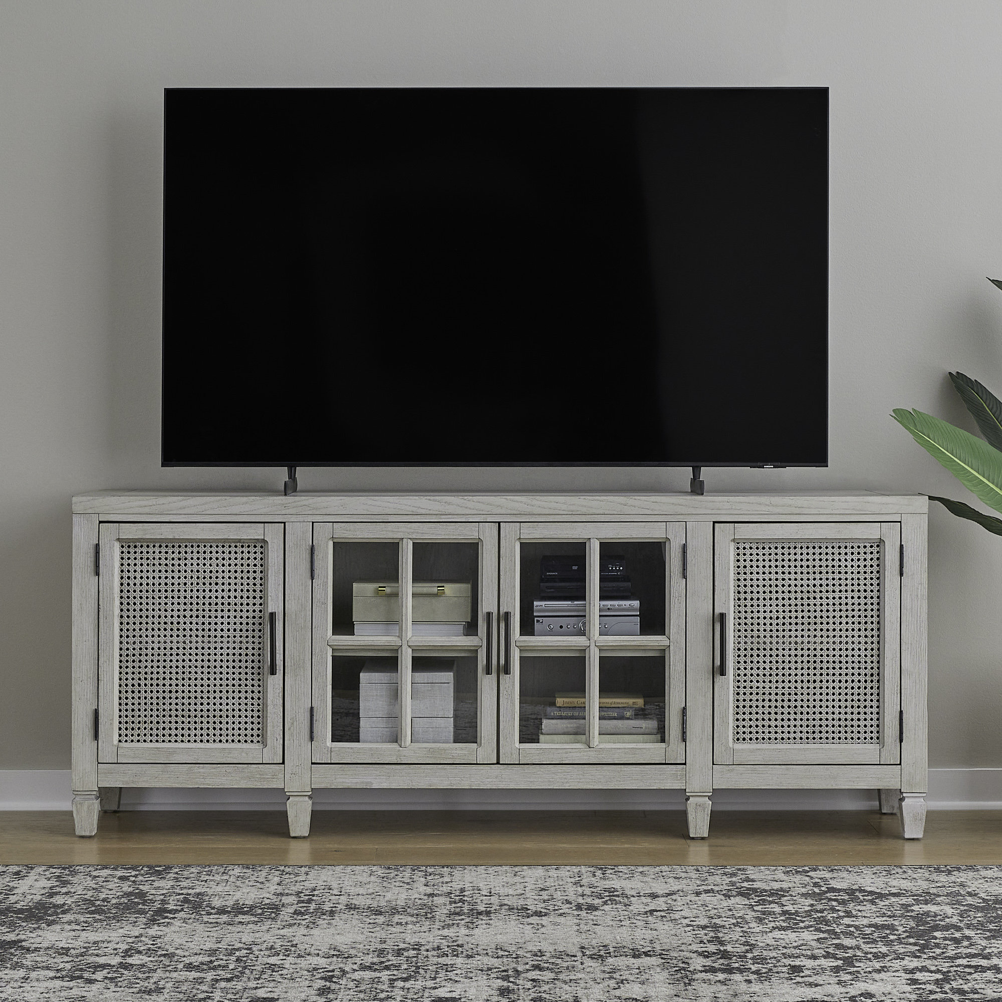 Red Barrel Studio Rechetta 82 Inch TV Console - Wayfair Canada