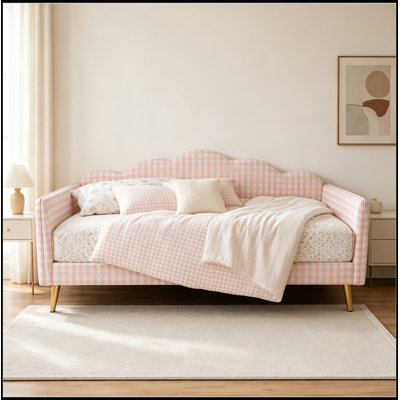 Cadre simple Montufar avec tête de lit et pieds en métal