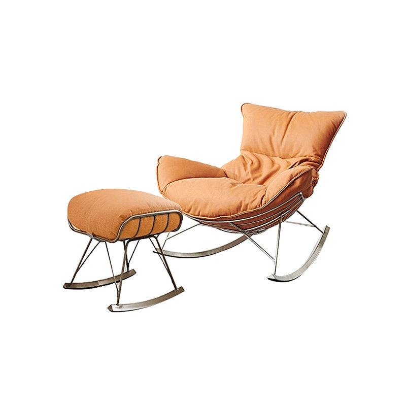 Chaise berçante en métal Leisure Light Luxury