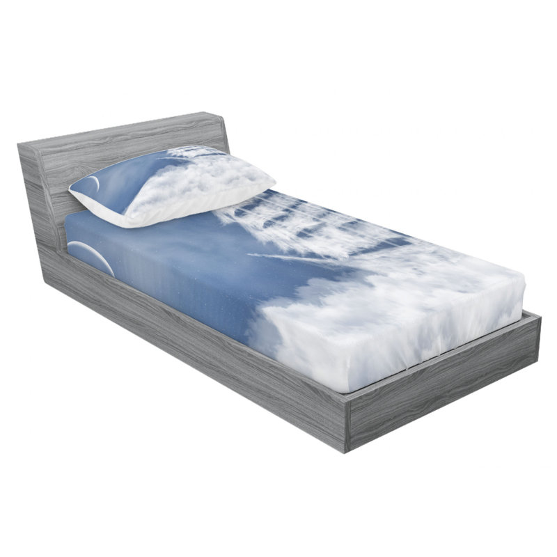 Microfiber Sheet Set, Twin XL Sheet Set with Fitted Sheet