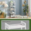 127cm H x 43.2cm W Bamboo / Rattan Ladder Bookcase-118193959