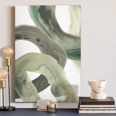 «Gold and Gray Exploration IX», reproduction d'art sur toile
