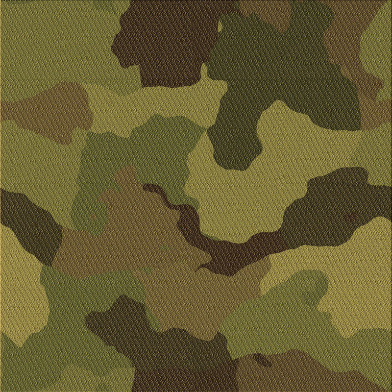 Performance Wool Camouflage Indoor Rug, Square 5'