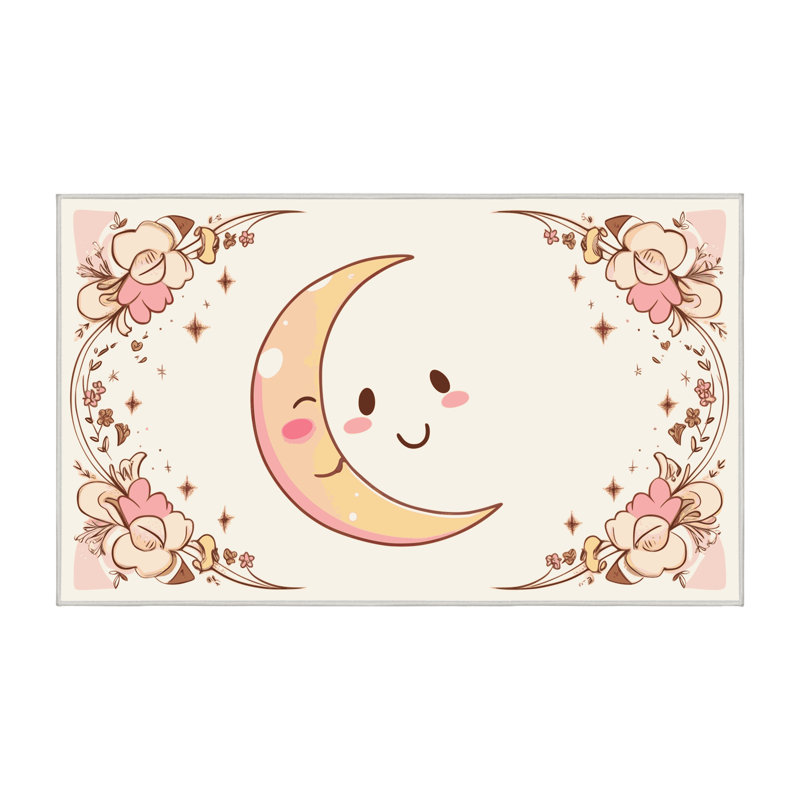 Tapis pour chambre de bébé Zoomie Kids, Rectangulaire 7 pi x 10 pi