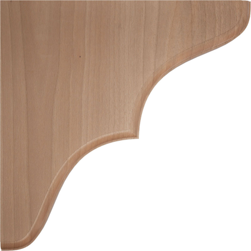 Support en bois Stratford, Cerisier, H 7,5 po x l 1,75 po x P 7,5 po
