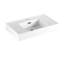 Lavabo en résine 30 po pour salle de bain - et blanc, 44,31 lb, option de propreté à faible densité, gel pour salle de bain, durabilité à long terme