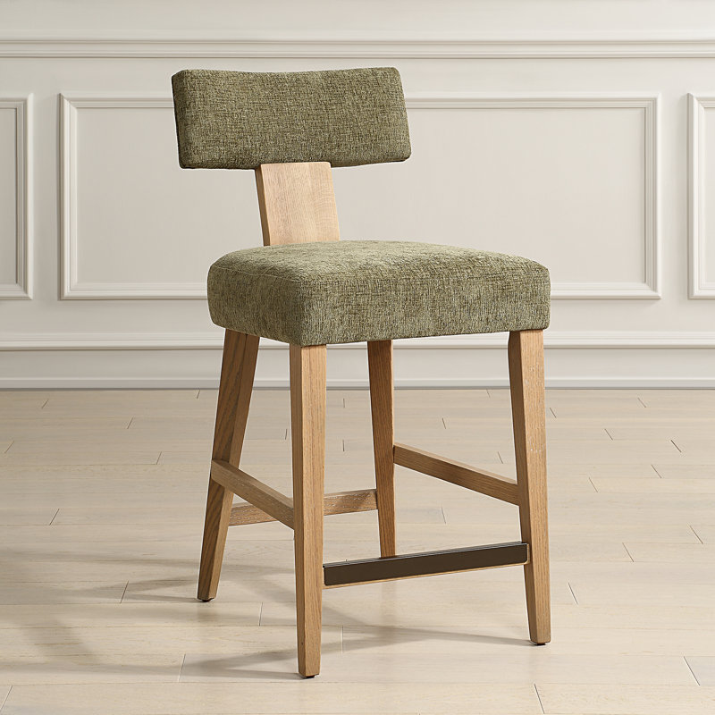 Tabouret de comptoir Vencel, Vert