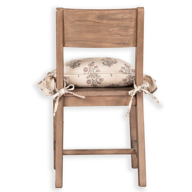 Coussin de chaise de salle à manger Siri, Rose