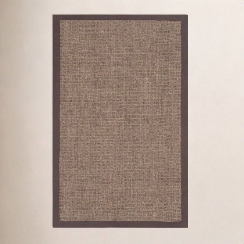 Tapis brun en jute, Rectangle 4 pi x 6 pi