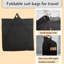 Garment Bags, Suit Bags For Closet Storage And Travel, Portable Garment Covers With Handle, Nonwoven Breathable Clothing Storage Bags With Zipper For Suit, Coat, Dress, Set Of 2-318622904