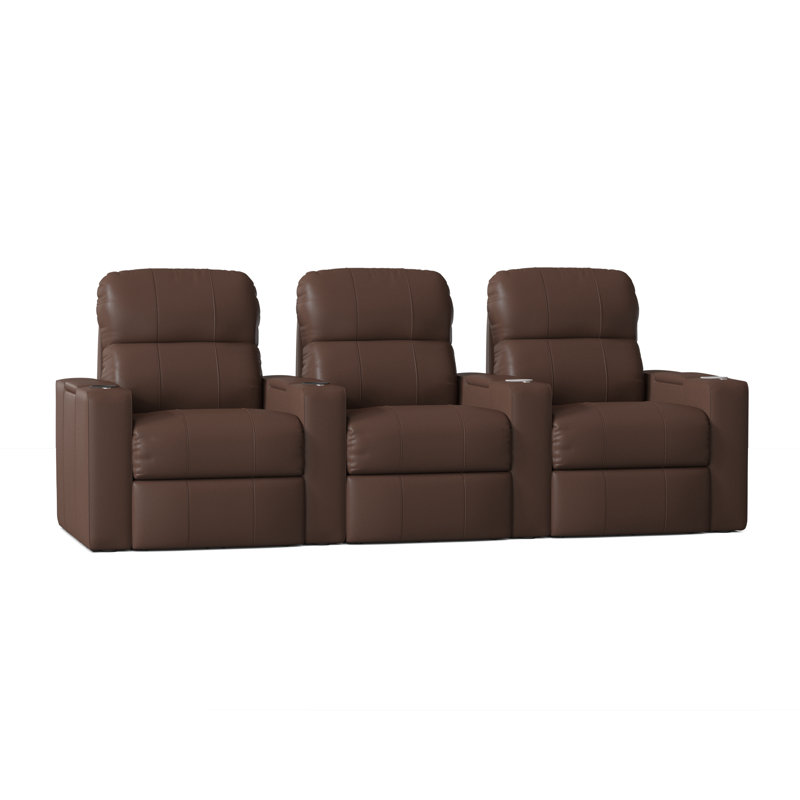 Canapé de cinéma maison (rangée de 3), Manuel, Pavé de luxe