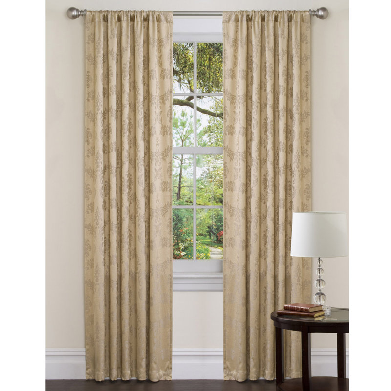Room Darkening Single Curtain Panel, 54" W x 84" L