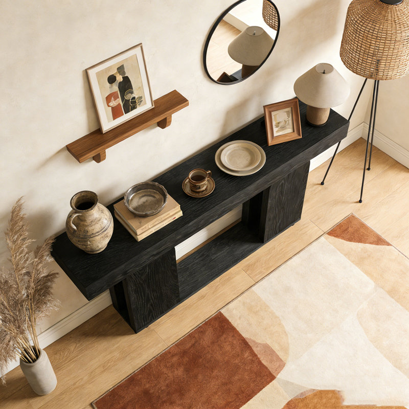 Durable Sofa Table, Light Brown