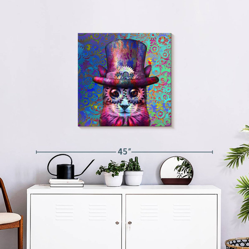 Brampt Steampunk Cogs Cat