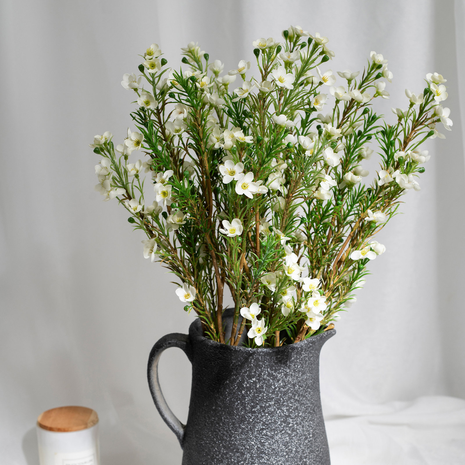 Audet Waxflower Stems, Cream