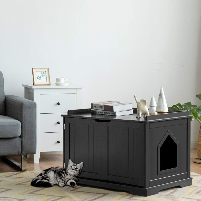 Bessler Litter Box Enclosure, Black