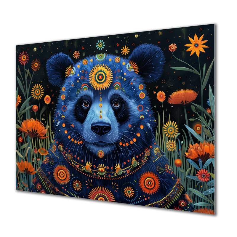 Tiran - Panda, reproduction d'art murale, H 12 po x l 20 po, Sans cadre