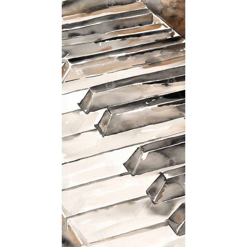 Piano - 15.75"x31.50" Desk mat