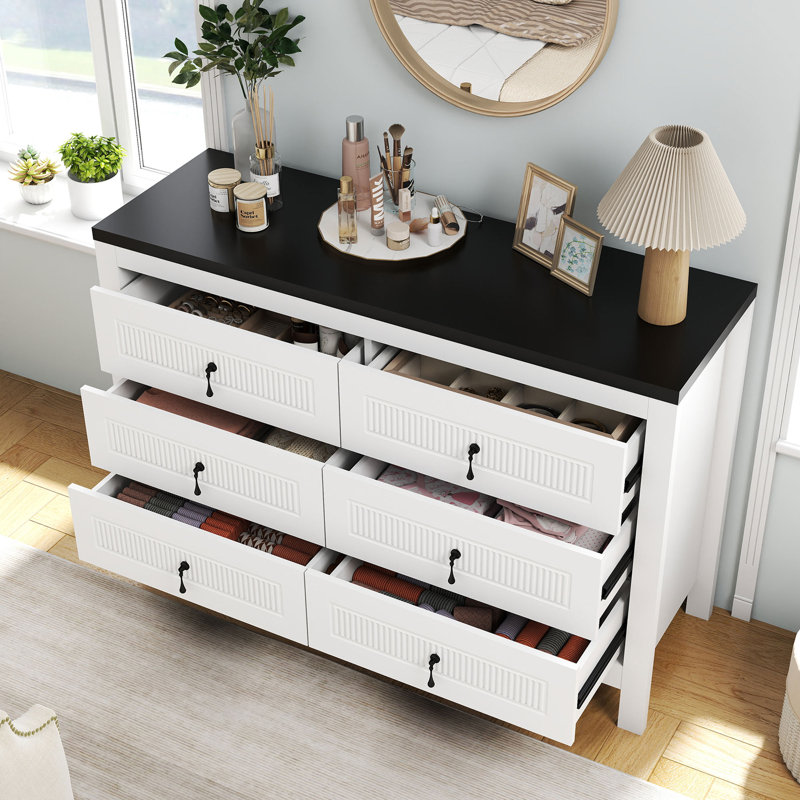 6-Drawer Double Dresser, 47" W