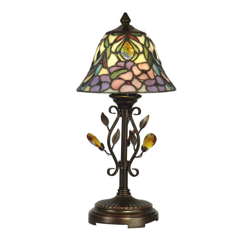 Lampe de table en cristal 15,25 po Oakes