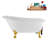 58" Streamlin Clawfoot Tub,Tray,Drain, Clawfeet-101628929-102219862