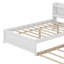 Lit plateforme avec lit gigogne et tablettes de rangement-86914852-132565650