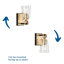 Éclairage pour meuble-lavabo à intensité variable Cassell-94225568-94225569